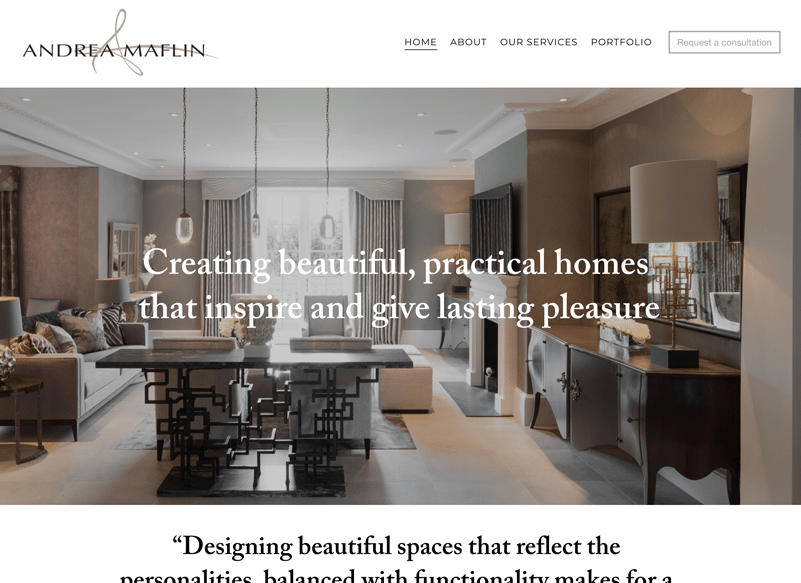 Andrea Maflin's website